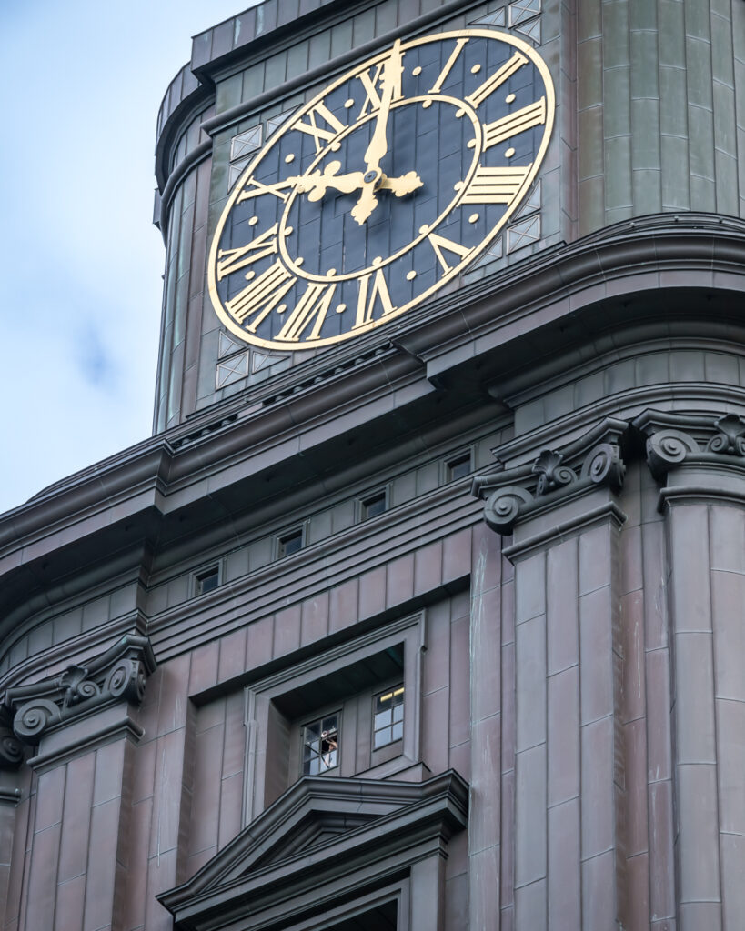 Turm der Kirche St. Michaelis in Hamburg. Foto: Kerstin Bittner