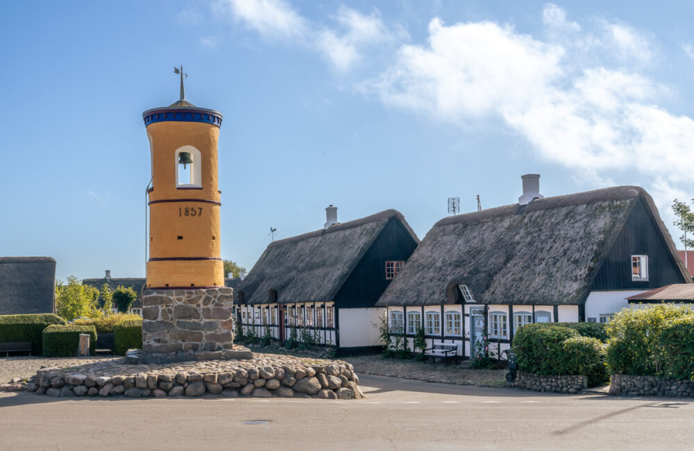 Glockenturm in Nordby auf der dänischen Insel Samsö. Foto: Kerstin Bittner