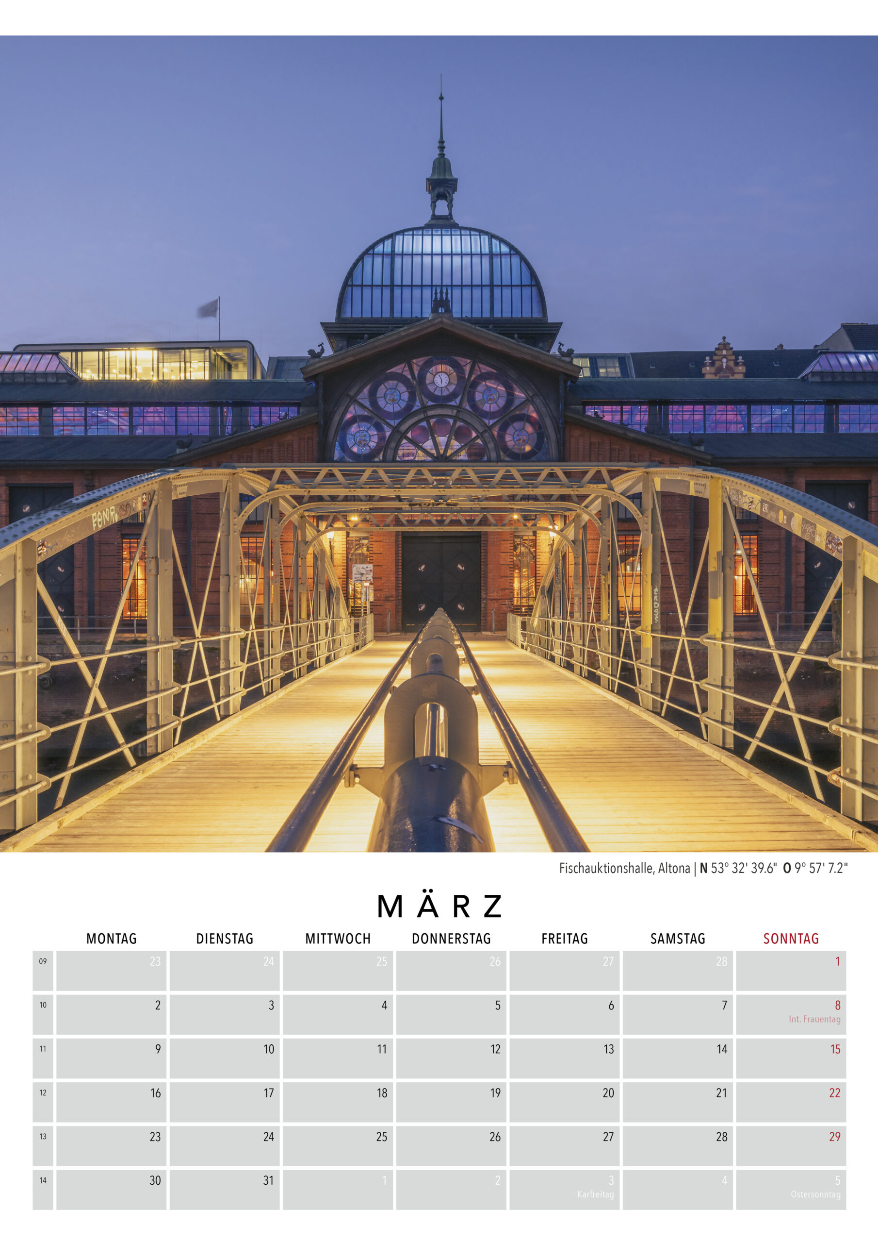 Kalender "Auch das ist Hamburg" 2026. Foto: Kerstin Bittner