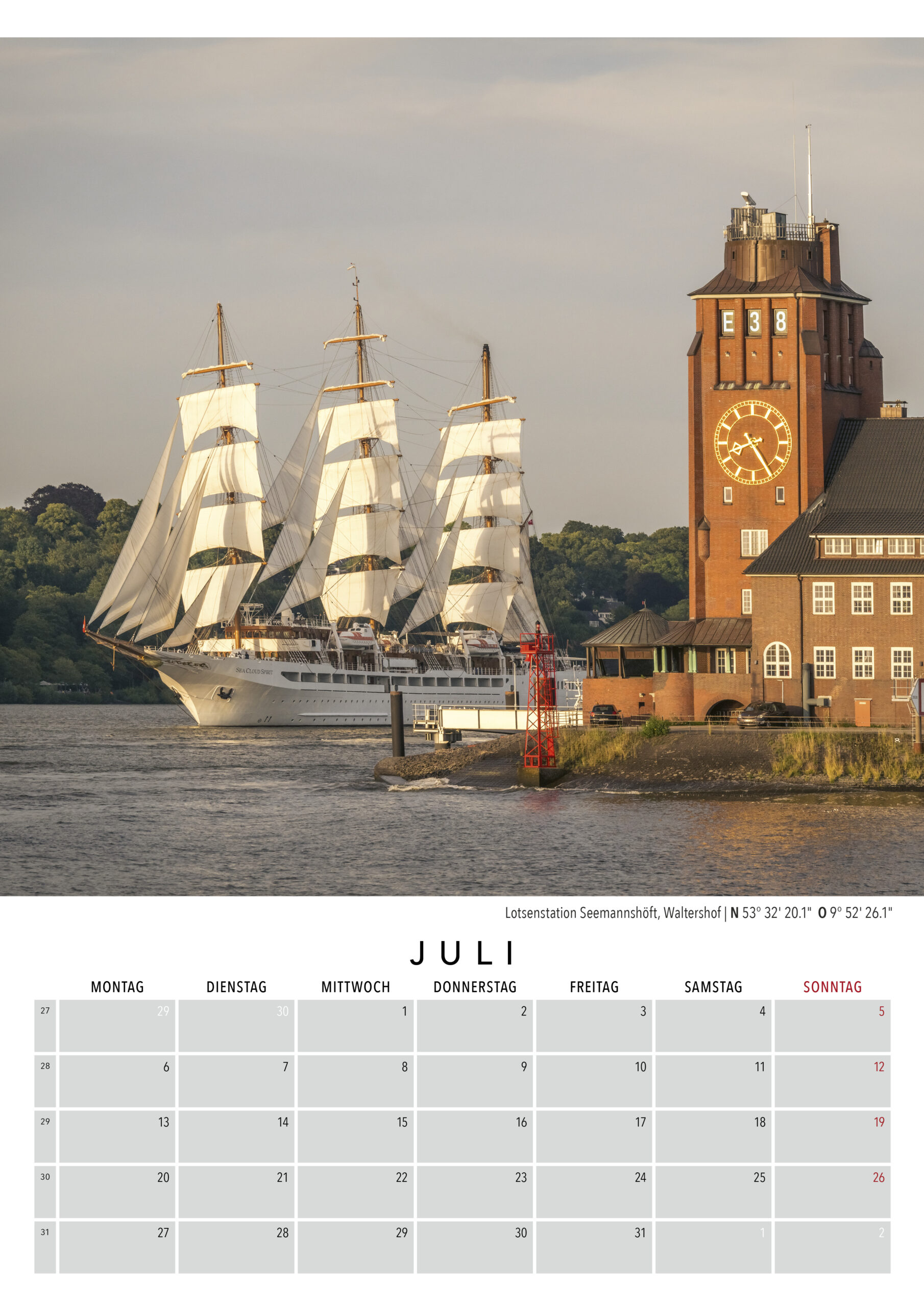 Kalender "Auch das ist Hamburg" 2026. Foto: Kerstin Bittner