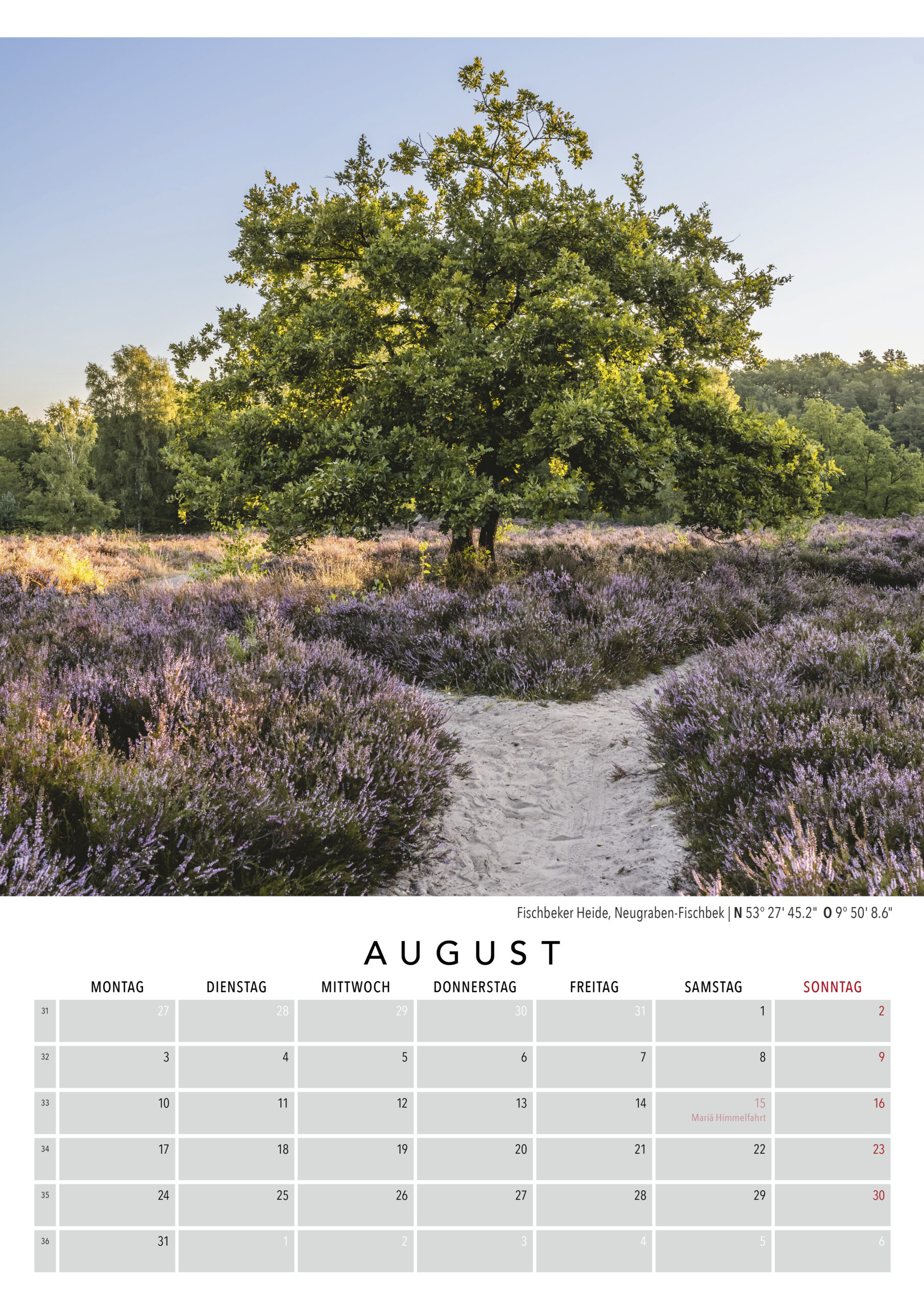 Kalender "Auch das ist Hamburg" 2026. Foto: Kerstin Bittner