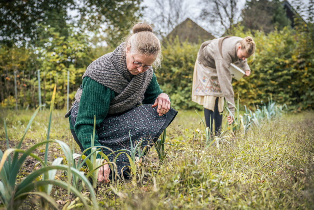 Darstellende der Gelebten Geschichte im Museumsdorf Wennerstorf. Foto: Kerstin Bittner