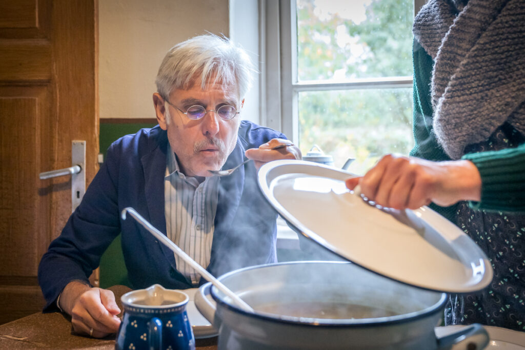Darstellende der Gelebten Geschichte im Museumsdorf Wennerstorf. Foto: Kerstin Bittner