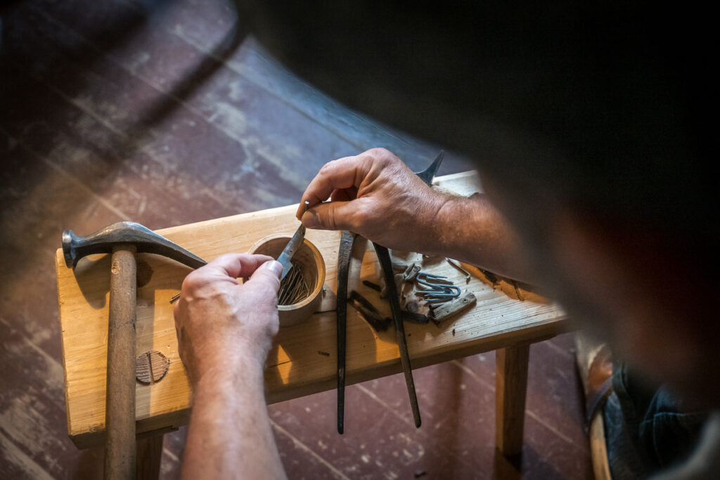 Darstellende der Gelebten Geschichte im Museumsdorf Wennerstorf. Foto: Kerstin Bittner