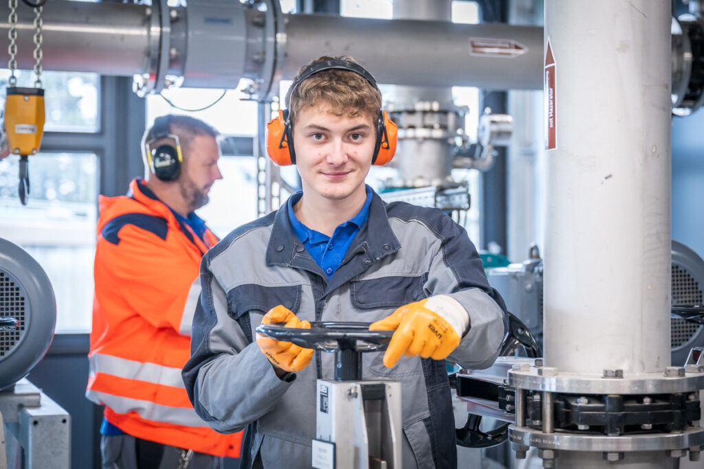 Mitarbeiter der Entsorgungsbetriebe Konstanz. Foto: Kerstin Bittner