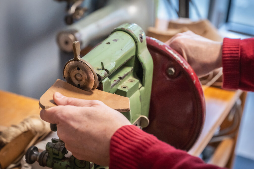 Maßschuhmacher-Werkstatt in Hamburg. Foto: Kerstin Bittner