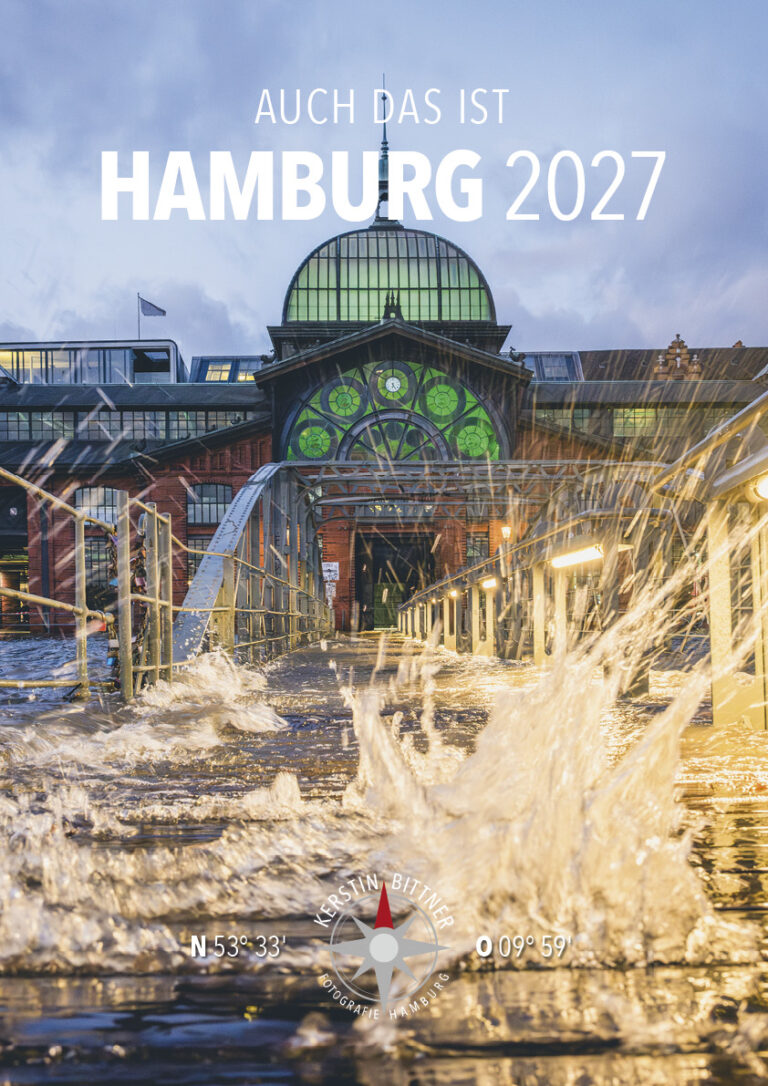 Kalender 2027: Auch das ist Hamburg. Foto: Kerstin Bittner