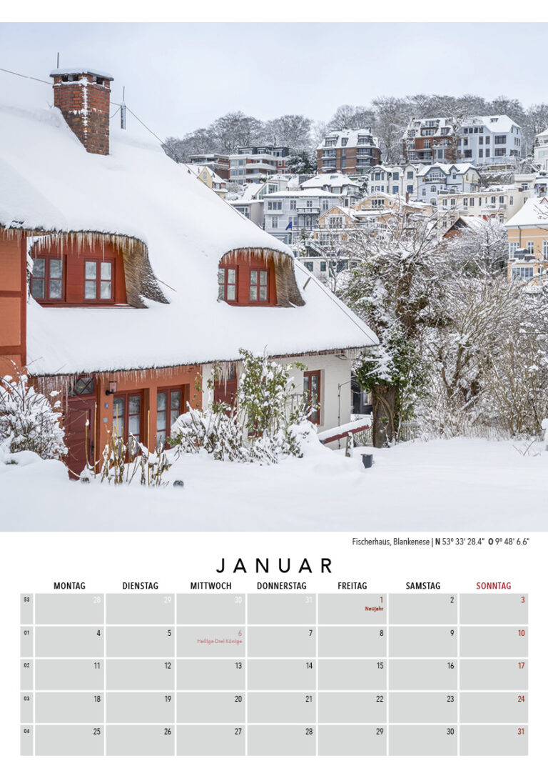 Kalender 2027: Auch das ist Hamburg. Foto: Kerstin Bittner