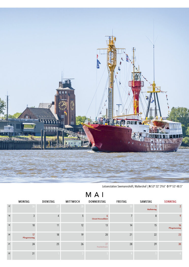 Kalender 2027: Auch das ist Hamburg. Foto: Kerstin Bittner