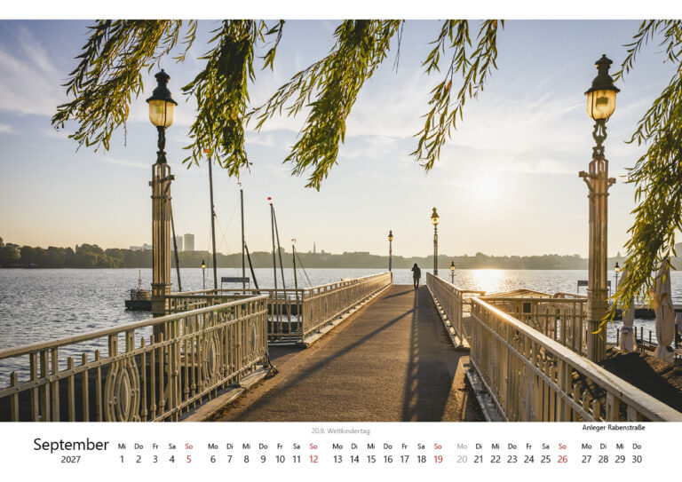 Kalender Hamburg - Stadt am Wasser 2027. Foto: Kerstin Bittner