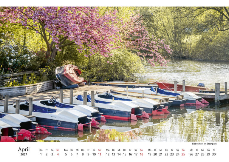 Kalender Hamburg - Stadt am Wasser 2027. Foto: Kerstin Bittner