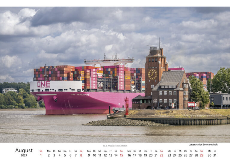 Kalender Hamburg - Stadt am Wasser 2027. Foto: Kerstin Bittner